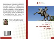 Portada del libro de La Turquie en Transformation 1922-1932