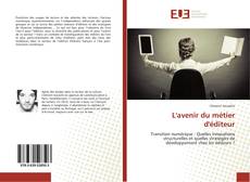 Buchcover von L'avenir du métier d'éditeur