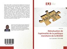 Portada del libro de Réévaluation de l'optimalité de la politique monétaire de la BCEAO