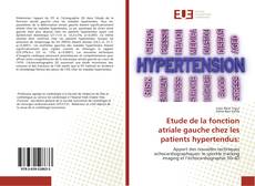 Etude de la fonction atriale gauche chez les patients hypertendus: kitap kapağı