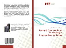 Capa do livro de Pauvreté, Santé et Genre en République Démocratique du Congo 