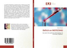 Bookcover of Déficit en MCP(CD46)