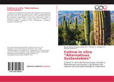 Portada del libro de Cultivo in vitro “Alternativas Sustentables”