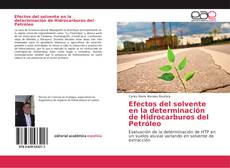 Обложка Efectos del solvente en la determinación de Hidrocarburos del Petróleo