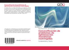 Capa do livro de Convexificación de problemas de optimización monótonos restringidos 