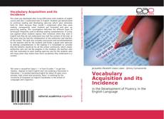 Vocabulary Acquisition and its Incidence kitap kapağı