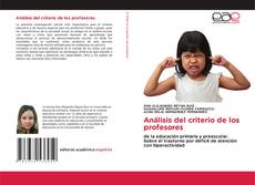 Copertina di Análisis del criterio de los profesores
