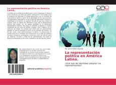 Capa do livro de La representación política en América Latina 