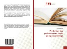 Buchcover von Prédiction des performances d'une pompe centrifuge