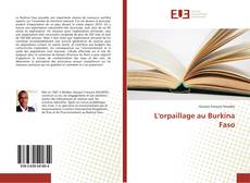 Capa do livro de L'orpaillage au Burkina Faso 
