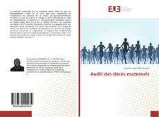 Bookcover of Audit des décès maternels