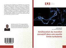 Amélioration du transfert convectif dans une couche limite turbulente kitap kapağı