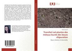 Transfert sol-plantes des métaux lourds des boues d'épuration kitap kapağı