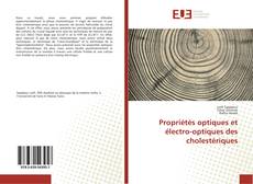 Portada del libro de Propriétés optiques et électro-optiques des cholestériques