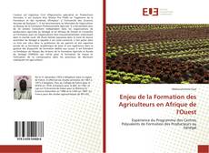 Enjeu de la Formation des Agriculteurs en Afrique de l'Ouest kitap kapağı