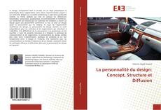 Capa do livro de La personnalité du design: Concept, Structure et Diffusion 