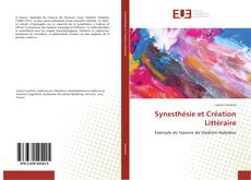 Capa do livro de Synesthésie et Création Littéraire 