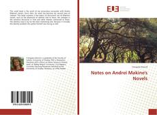 Bookcover of Notes on Andreï Makine's Novels