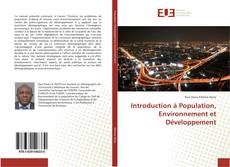 Bookcover of Introduction à Population, Environnement et Développement