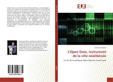 L'Open Data, instrument de la ville néolibérale kitap kapağı