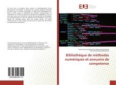Bibliothèque de méthodes numériques et annuaire de competence kitap kapağı