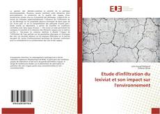 Capa do livro de Etude d'infiltration du lexiviat et son impact sur l'environnement 