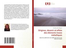 Origines, devenir et effets des éléments traces métalliques的封面