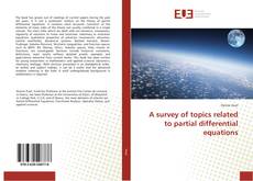 Capa do livro de A survey of topics related to partial differential equations 