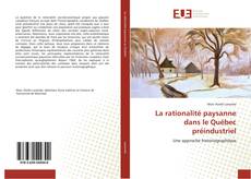 Portada del libro de La rationalité paysanne dans le Québec préindustriel