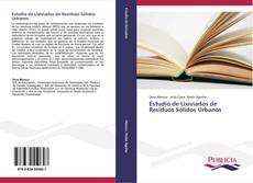 Bookcover of Estudio de Lixiviados de Residuos Sólidos Urbanos