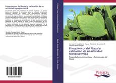 Buchcover von Fitoquímicos del Nopal y validación de su actividad hipoglucémica