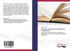El tema: estructura sintáctica y pragmática kitap kapağı