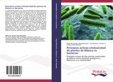 Portada del libro de Principios activos-citotoxicidad de plantas de México vs bacterias