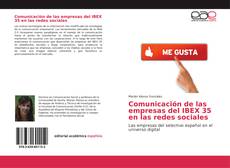 Обложка Comunicación de las empresas del IBEX 35 en las redes sociales