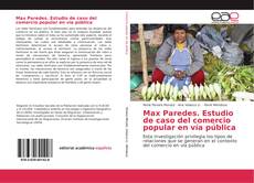 Capa do livro de Max Paredes. Estudio de caso del comercio popular en vía pública 