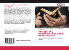 Buchcover von Percepción y Representación Social de la Vocación