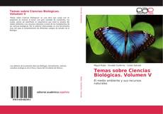 Обложка Temas sobre Ciencias Biológicas. Volumen V