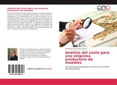Bookcover of Análisis del costo para una empresa productora de muebles