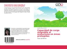 Buchcover von Capacidad de carga asignable al ecoturismo en áreas protegidas