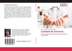 Calidad de Servicio kitap kapağı