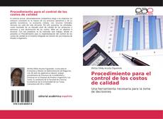 Bookcover of Procedimiento para el control de los costos de calidad