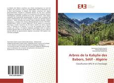 Capa do livro de Arbres de la Kabylie des Babors, Sétif - Algérie 