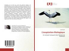 Borítókép a  L'exaptation Biologique - hoz