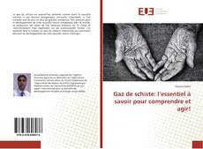 Copertina di Gaz de schiste: l’essentiel à savoir pour comprendre et agir!