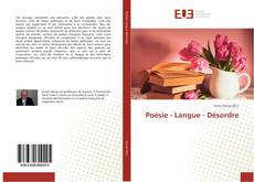 Buchcover von Poésie - Langue - Désordre