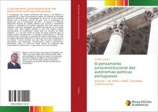 Bookcover of O pensamento jurisconstitucional das autonomias políticas portuguesas