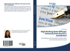 Buchcover von High Ranking State Officials' Immunity from the ICC's Jurisdiction
