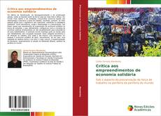 Bookcover of Crítica aos empreendimentos de economia solidária