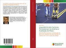 Capa do livro de Importância dos Factores Psicossociais na Análise e Avaliação de Risco 