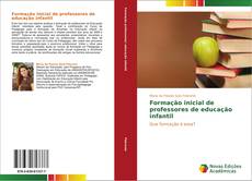 Capa do livro de Formação inicial de professores de educação infantil 